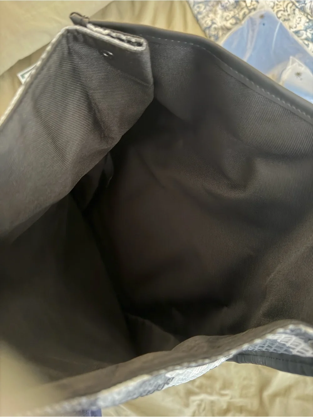 NWOT•Rains Black & Gray Camo Roll-Top Backpack•MSRP $155